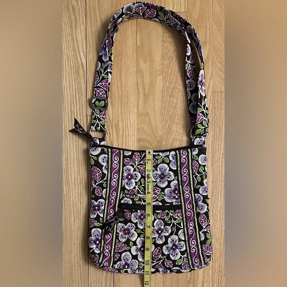 Retired Vera Bradley Hipster Crossbody in Plum Petals